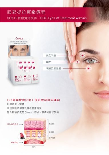圖片 GUINOT 眼部緊緻提拉療程